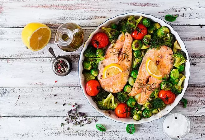 rybí salát na dietě pro líné