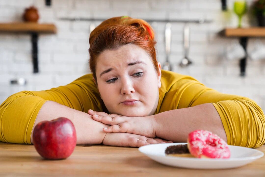 Odmítnutí cukrářských výrobků ve prospěch ovoce, pokud máte nadváhu